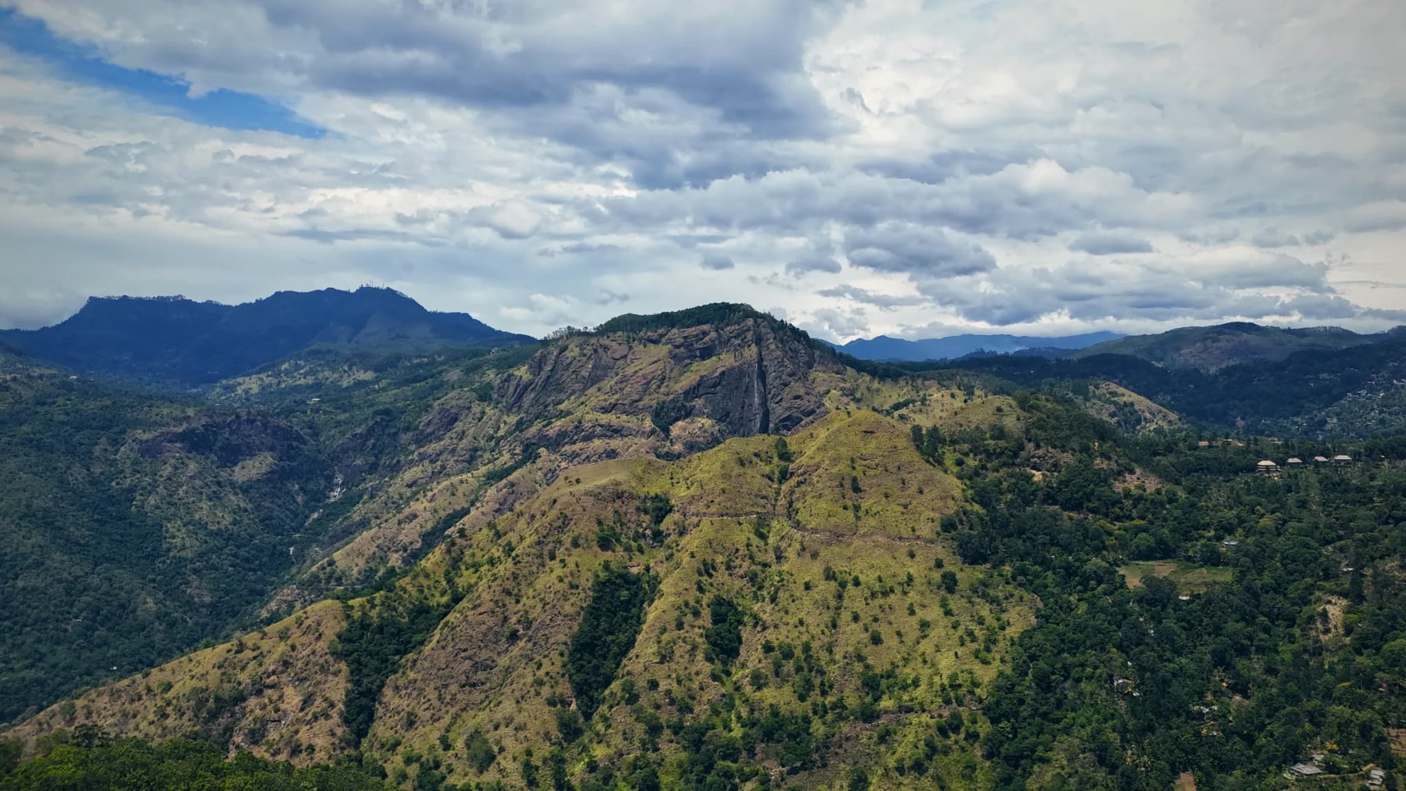 Drone photo of Hills around Ella, Ella, Sri Lanka
