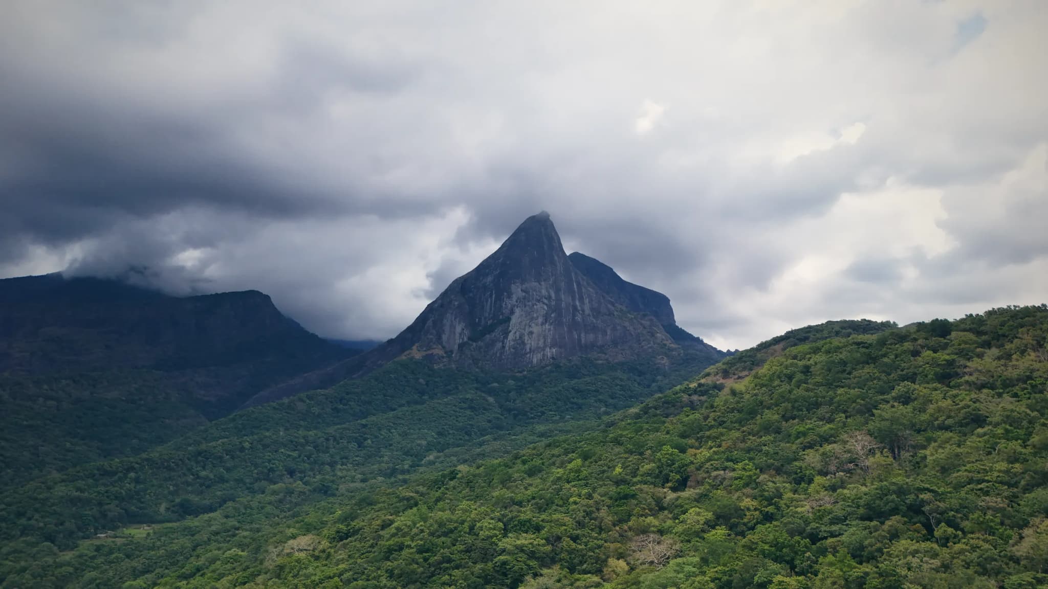 Drone photo of Lakegala Peak, Meemure, Meemure, Sri Lanka