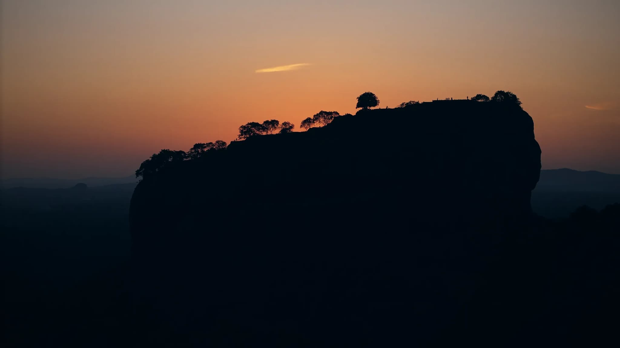 Drone photo of Sigiriya at Sunset, Sigiriya, Sri Lanka
